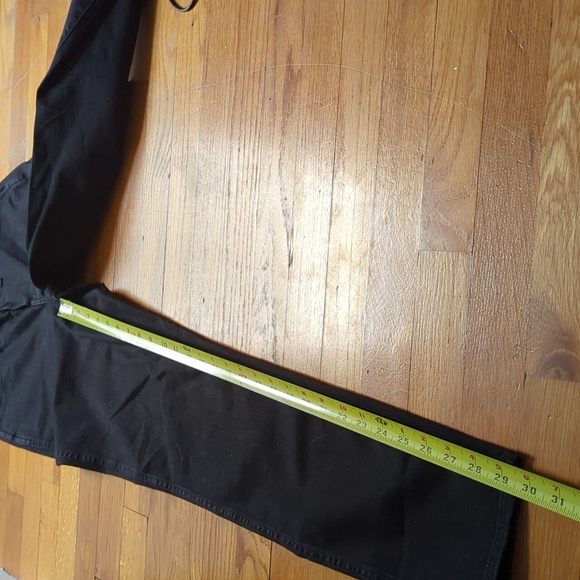 Madewell 10" High-Rise Skinny Jeans in Black Frost - Picture 10 of 11